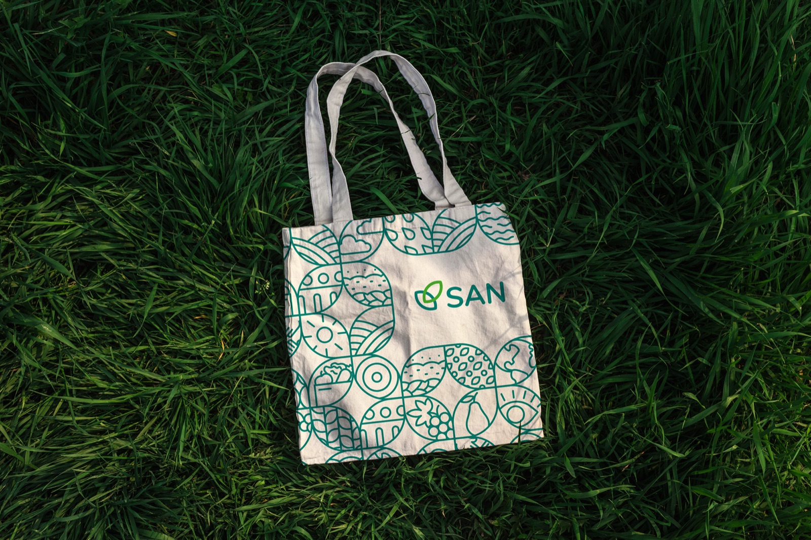 Materiales y empaque de la marca SAN, branding por Kerigma