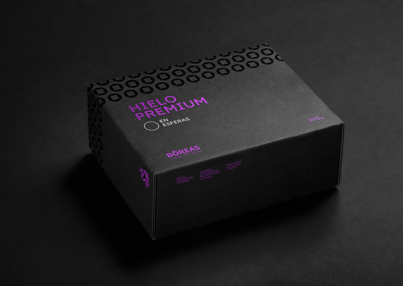 Identidad y empaque premium de Bóreas, branding por Kerigma